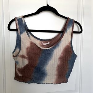 Romwe TieDye Cropped Tank